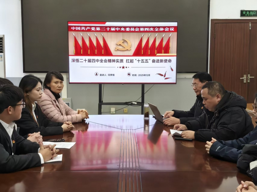  SUNBET申搏举办党的二十届四中全会精神专题报告会